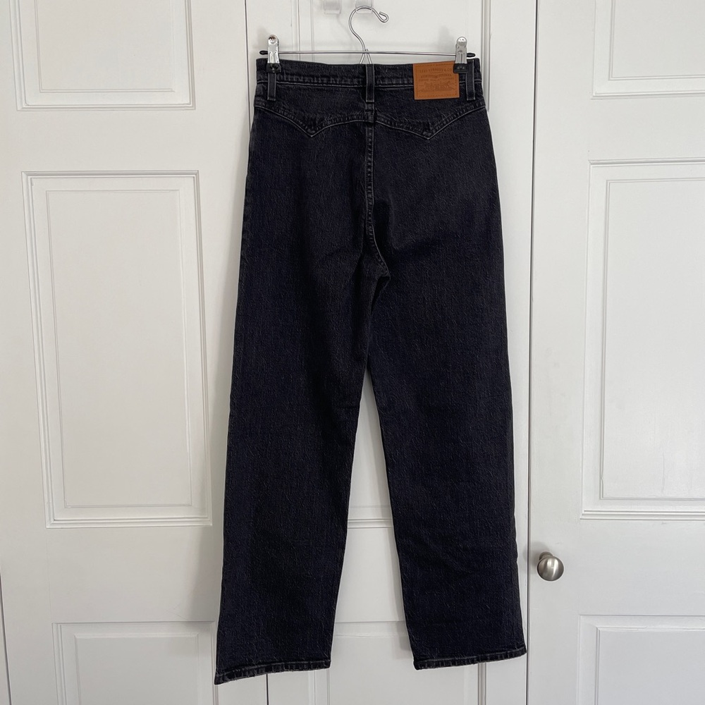 SOLD Levi’s Ribcage Straight, no back pockets | Size 26 | black - Picture 2 of 8